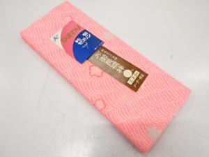 アンティーク　梅に楓・疋田模様　長襦袢地反物